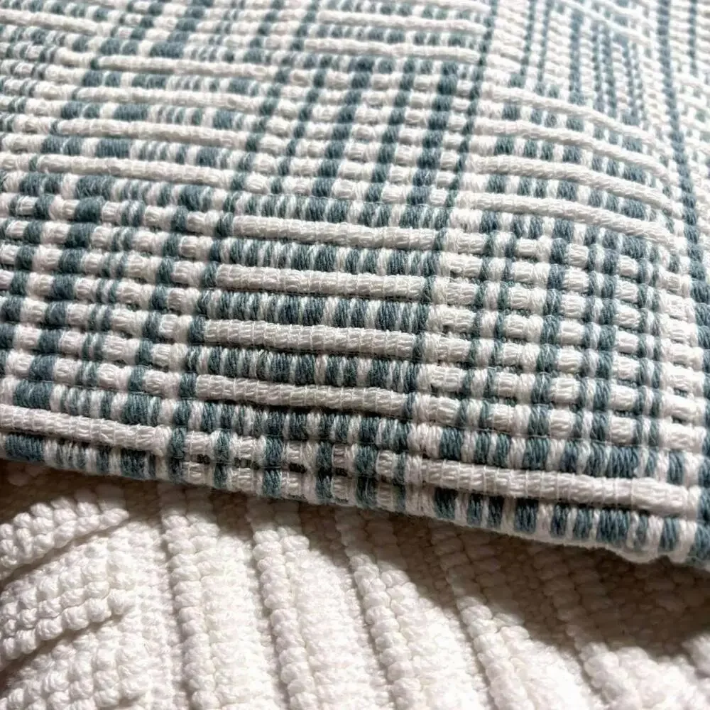 4-Piece Threshold Sage & White Rugs Set- Soft Bathmats 17 x 24 Brand NEW 2 PACK